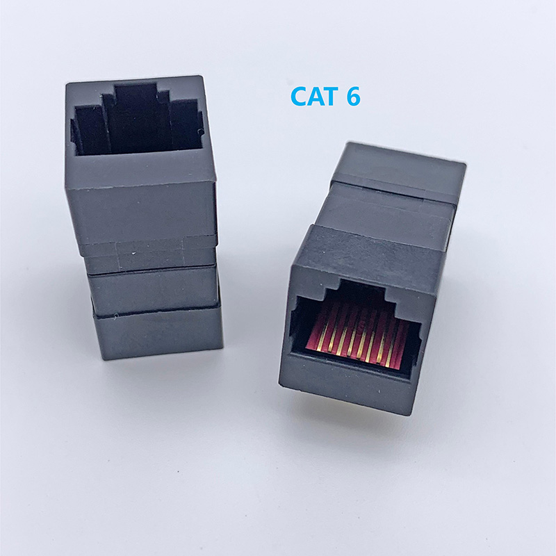 RJ45非屏直通式轉(zhuǎn)接頭 CAT6